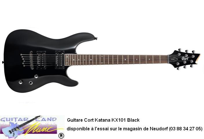 Guitare Cort Katana KX101 Noir
